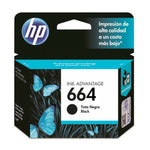 Cartucho de tinta HP 664 negra Original (F6V29AL)