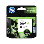 Cartucho de tinta HP 664XL negra Original (F6V31AL)