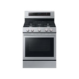 Estufa a Gas de True Convection Samsung 5 quemadores 5.8 cu.ft 18,000 Btu.