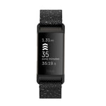 Pulsera de salud y actividad física avanzada Fitbit Charge 4 con GPS NFC Edición Especial - Granite Reflectante Negro