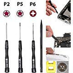 Pentalobe Screwdriver Set - Professional Mac Tool Kit with P2, P5, P6 Precision 5-Point Star Screwdrivers - Easily Open and Repair MacBook Pro, Air and iPhone 4s to 7 Plus