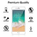 amFilm Glass Screen Protector for iPhone 8, 7, 6S, 6 (4.7")(2 Pack) Tempered Glass Screen Protector