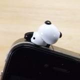 ZOEAST(TM) Cute Kung Fu Panda Bear Winnie Piglet Cat Dust Plug 3.5mm Phone Accessory Phone Plug iPhone Dust Plug Samsung Plug Phone Charm Headphone Jack Earphone Cap Ear Cap Dust Plug (Panda)