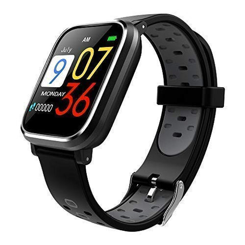 Bluetooth Smart Watch:All-Day Heart Rate and Activity Tracking, Sleep Monitoring, GPS, Ultra-Long Battery Life, Bluetooth, (Black-Gray)