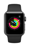 Apple Watch Series 3 (GPS, 38mm) - Space Gray Aluminium Case with Black Sport Band