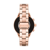 Michael Kors Women's Smartwatch Touchscreen Watch with Stainless-Steel Strap, Rose Gold, 18 (Model: MKT5054)