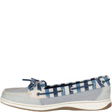 Sperry Top-Sider Angelfish Stripe Boat Shoe Women 6.5 Grey/Blue