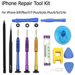 Ogodeal Repair Tool Kit for iPhone 8,iPhone 8 Plus,iPhone 7,iPhone 7 Plus Y000 Triwing Tri Point, Pentalobe 5 Star, Phillips Screwdriver Set for iPhone X 7 8 7 Plus, iPod, iPad, Pry Opening Tool Kit