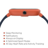 Amazfit BIP smartwatch by Huami with All-Day Heart Rate and Activity Tracking, Sleep Monitoring, GPS, 30-Day Battery Life, Bluetooth (Red)