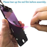 for iPhone 6 Screen Replacement, LCD Display & Touch Screen Digitizer Replacement Full Assembly with Free Tools Kit (Black)