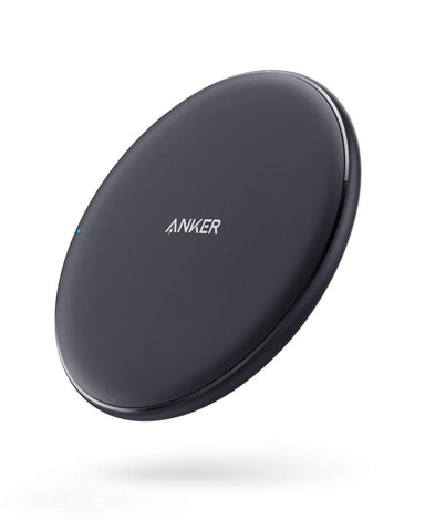 Anker Wireless Charger, 10W Qi-Certified Wireless Charging Pad, Compatible iPhone Xs Max/XR/XS/X/8/8Plus, 10W Fast-Charging Galaxy S10/S9/S9+/S8/Note 9 (No AC Adapter, 3ft Cable Included)