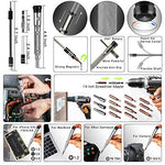 GANGZHIBAO 70pcs Precision Screwdriver Set Magnetic with 60 S2 Bits, Professional Electronics Repair Tool Kit, Flexible Shaft for Fix Pry Open iPhone, Cell Phone, iPad, MacBook, Computer, PC, Tablet