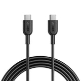 Anker Powerline II USB-C to C 2.0 Cable (6ft) Probably The World's Most Durable Cable, USB-IF Certified for Samsung Galaxy Note 8 S8 S8+ S9 S10, Huawei Matebook, MacBook, iPad Pro 2018 and More