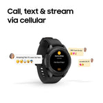 Samsung Galaxy Watch (42mm) Midnight Black (Bluetooth) SM-R810NZKAXAR – US Version with Warranty