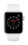 Apple Watch Series 3 (GPS + Cellular, 42mm) - Silver Aluminium Case with White Sport Band