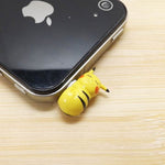 ZOEAST(TM) Cute Pikachu Stitch Dust Plug 3.5mm Phone Plug Headphone Jack Earphone Cap Ear Cap Plug Charm Compatible with iPhone 5 5S SE 6 6S Plus Ipad 2 3 4 Mini Ipod (Sleeping Pikachu)