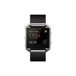 Fitbit Blaze Smart Fitness Watch, Black, Silver, Large (6.7 - 8.1 inch)