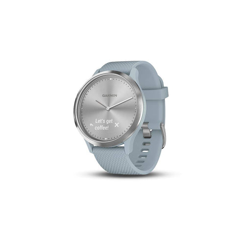 Garmin vívomove HR, Hybrid Smartwatch for Men and Women, Silver/Sea Foam