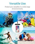 Anker Universal Waterproof Case, IPX8 Waterproof Phone Pouch Dry Bag for iPhone X / 8 / 8 Plus, Samsung Galaxy S8 / S7, Samsung Note Series, Google Pixel 2, up to 6 Inches—2 Pack