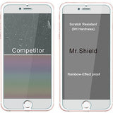 Mr Shield [Tempered Glass] Screen Protector For iPhone 6 / iPhone 6S / iPhone 7 / iPhone 8 [3-Pack] Screen Protector