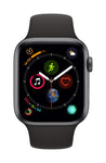 Apple Watch Series 4 (GPS + Cellular, 44mm) - Space Gray Aluminum Case with Black Sport Band