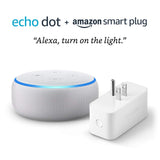 Echo Dot (3rd Gen) bundle with Amazon Smart Plug - Sandstone