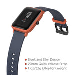 Amazfit BIP smartwatch by Huami with All-Day Heart Rate and Activity Tracking, Sleep Monitoring, GPS, 30-Day Battery Life, Bluetooth (Red)