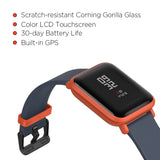 Amazfit BIP smartwatch by Huami with All-Day Heart Rate and Activity Tracking, Sleep Monitoring, GPS, 30-Day Battery Life, Bluetooth (Red)