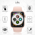 LK [6 Pack] Screen Protector for Apple Watch Series 4 44mm, [HD Clear Anti-Bubble] With Lifetime Replacement Warranty