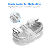 Aibocn MFi Certified 30 Pin Sync and Charge Dock Cable for iPhone 4 4S / iPad 1 2 3 / iPod Nano/iPod Touch - White