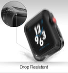 V85 Compatible Apple Watch Case 42mm, Shock-proof and Shatter-resistant Protector Bumper iwatch Case Compatible Apple Watch Series 3, Series 2, Series 1, Nike+,Sport, Edition Black