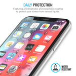 Maxboost Screen Protector for Apple iPhone Xs & iPhone X (Clear, 3 Packs) 0.25mm iPhone Xs/X Tempered Glass Screen Protector with Advanced Clarity [3D Touch] Work with Most Case 99% Touch Accurate