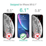 XDesign Glass Screen Protector Designed for Apple iPhone XR 2018 (3-Pack) Tempered Glass with Touch Accurate and Impact Absorb + Easy Installation Tray for iPhone XR [Fit with Most Cases] - 3 Pack