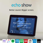 Echo Show (2nd Gen) – Premium sound and a vibrant 10.1” HD screen - Charcoal