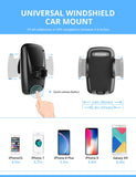 Mpow 073AB Windshield Car Phone Mount, Cell Phone Holder for Car, Long Arm Car Phone Mount Compatible iPhone Xs/XS MAX/XR/X/8/7 Plus, Galaxy S5/S6/S7/S8/S9, Google, LG, Huawei and More