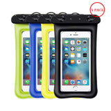 Universal Waterproof Case Touch Screen Contains Rope (4pack) for Apple iPhone 6S, 6, 6S Plus, SE, 5S, Compatible Samsung Galaxy S7, S6 Note 7 5 Compatible HTC LG Sony Nokia Motorola Series