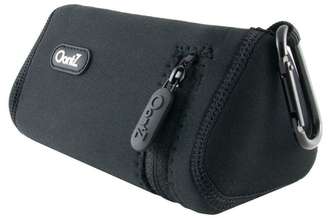 OontZ Angle 3/OontZ Angle 3 RainDance Bluetooth Speaker Official Carry Case, with Aluminum Carabiner, Neoprene Improved with Reinforced Zipper, Black [NOT for OontZ Angle 3 Plus/OontZ Angle 3 Ultra]