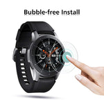 OMOTON Tempered Glass Screen Protector Compatible Samsung Gear S3 / Galaxy Watch 46mm [3 Pack]