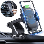 Homder Automatic Clamping Wireless Car Charger Mount, 10W/7.5W Qi Fast Charging Car Phone Holder,Windshield Dashboard Air Vent Compatible with iPhone Xs/Max/X/XR/8/8 Plus,Samsung Note 9/ S9/ S9+/ S8