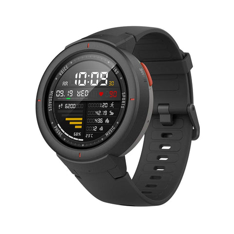 Amazfit Verge Smartwatch with Alexa Built-in, GPS Plus GLONASS All-Day Heart Rate and Activity Tracking, 5-Day Battery Life, Ability to Make and Answer Phone Calls, IP68 Waterproof, A1811 Gray