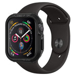 Spigen Rugged Armor Works with Apple Watch Case for 44mm Series 4 (2018) - Black