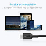 Anker Powerline II USB-C to C 2.0 Cable (6ft) Probably The World's Most Durable Cable, USB-IF Certified for Samsung Galaxy Note 8 S8 S8+ S9 S10, Huawei Matebook, MacBook, iPad Pro 2018 and More