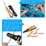 Professional Network Tool Kits - Net Computer Maintenance,Cable Tester 17 in 1 Repair Tools - RJ45 Connectors,Cable Tester,Crimp Pliers tool,Wire Punch Down,stripping pliers Tool Set