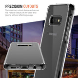 Trianium Clarium Case Designed for Galaxy S10e Case (2019) - Clear TPU Cushion/Hybrid Rigid Back Plate/Reinforced Corner Protection Cover for Samsung Galaxy S10e Phone(PowerShare Compatible)