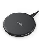 Anker Wireless Charger, Qi-Certified Ultra-Slim Wireless Charger Compatible iPhone Xs Max/XS/XR/X/8/8 Plus, Galaxy S9/S9+/S8/S8+/Note 8 and More, PowerPort Wireless 5 Pad (No AC Adapter)