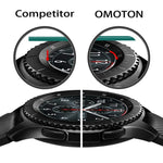 OMOTON Tempered Glass Screen Protector Compatible Samsung Gear S3 / Galaxy Watch 46mm [3 Pack]