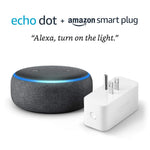 Echo Dot (3rd Gen) bundle with Amazon Smart Plug - Charcoal