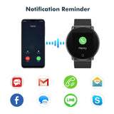 Smart Watch, UMIDIGI Uwatch Bluetooth Smartwatch for Women Men Compatible Android iOS, Fitness Tracker with Heart Rate Monitor & 7-30 Days Battery Life (2 Bands)