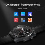 Smart Watch TicWatch Pro Bluetooth, Layered Display, NFC Payment, Google Assistant, Wear OS by Google (Formerly Android Wear),Compatible with iPhone and Android (Black)