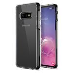 Trianium Clarium Case Designed for Galaxy S10e Case (2019) - Clear TPU Cushion/Hybrid Rigid Back Plate/Reinforced Corner Protection Cover for Samsung Galaxy S10e Phone(PowerShare Compatible)